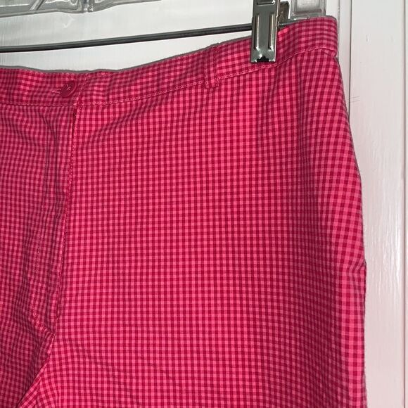 The Limited stretch pink & red checked shorts - Picture 2 of 6